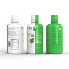 Load image into Gallery viewer, Whole Leaf Aloe Power - Potent Unflavored Aloe Vera Juice with Highest Acemannan, Guaranteed. Patented Formula, No Water Added (32oz).
